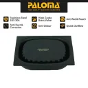 PALOMA FLOOR DRAIN 3203 MATTE BLACK